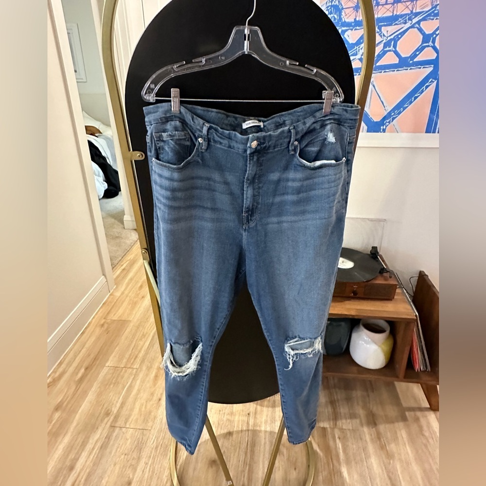 Good American jeans crop in size 20
